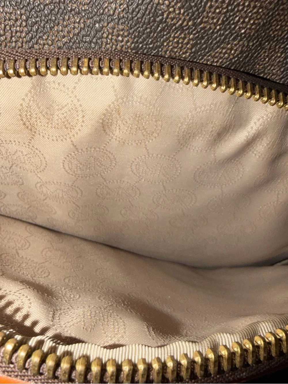 Michael Kors ~ Backpack ~ Brown/Acorn Monogram ~ Medium Backpack ~ Gold Hardware